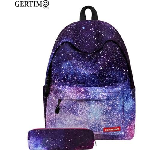 Women Floral Printing Backpack with Pencil Case School Bags For Teenager Girls Bookbags Travel Bag Laptop Rucksack Mochila 2019