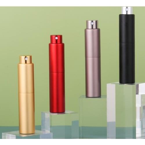 1 Pcs 10Ml 20Ml Aluminum Perfume Bottle Spray Atomizer Portable Cosmetic Can FIll Empty Glass Container Jxcaih