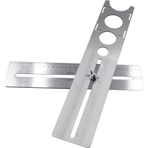 1PCS Multifunctional universal adjustable ceramic tile hole locator, punching and marking switch box positioning measurement