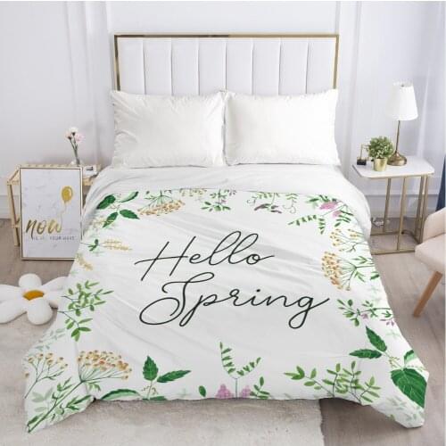 1pc Luxury Duvet cover Nordic Bedding Quilt/Comfortable/Blanket Case Single Double Queen King 140x200 220x240 Small fresh