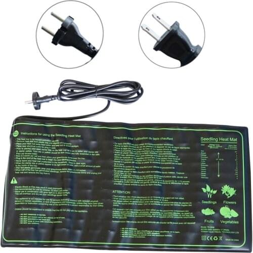 50x25cm Seedling Heating Mat 110V/220V Waterproof Plant Seed Germination Propagation Clone Starter Pad Agriculture tools 1 Pcs