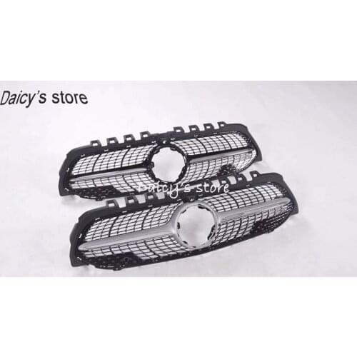 2019 diamond center grille front bumper grill racing grills for new A Class W177 A180L A200L