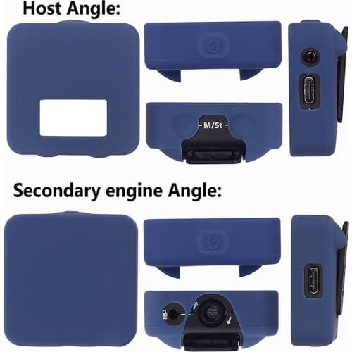 Anti-squeeze Storage Cover Protective Shell Silicone Case Sleeve for RODE Wireless Go II microphone Accessories