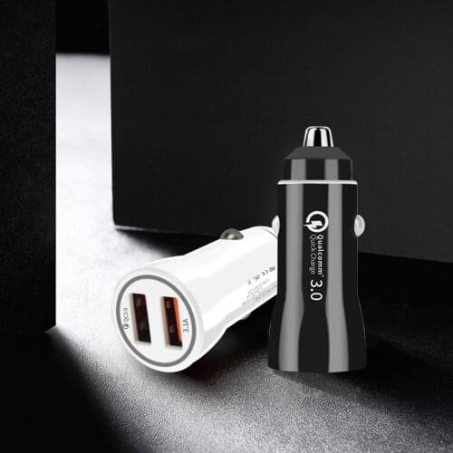 Car Truck Dual 2 Port USB Mini Charger Adapter for Xiaomi automatic charger for iPhone XS Max Auto Samsung mobile phone charger
