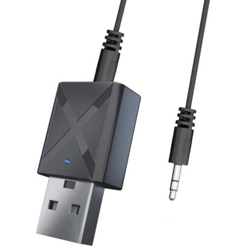 2in1 USB Wireless Bluetooth-Compatible Transmitter Receiver Stereo Audio Music Adapter 3.5mm Audio Cable For TV MP3 Car Speaker