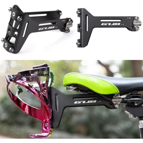 Aluminum Alloy Bicycle Saddle Water Bottles Cage Holder Cycling MTB Road Mountain Bike Bottle Saddle Double Bottle Cage Bracket