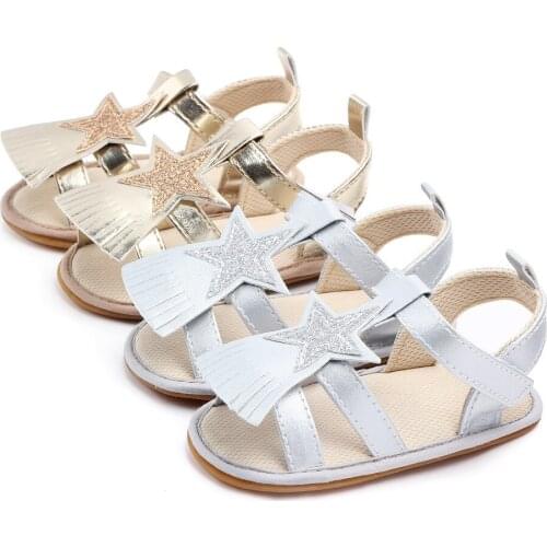 Baby Sandals Summer Fringed Sandals Baby Shoes 0-1 Year Old Baby Walking Shoes Indoor Shoes Baby Shoes Summer