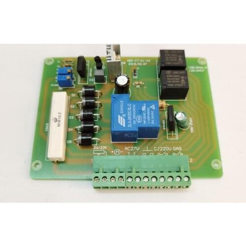 NBC two welding machine simple universal redesign PCB tapped coil gas shielded welding machine control panel
