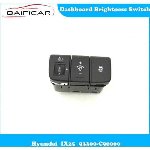 Baificar Brand Genuine Dashboard Brightness Switch Headlamp Headlight Switch Assembly OFF Button 93300-C90000 for Hyundai IX25