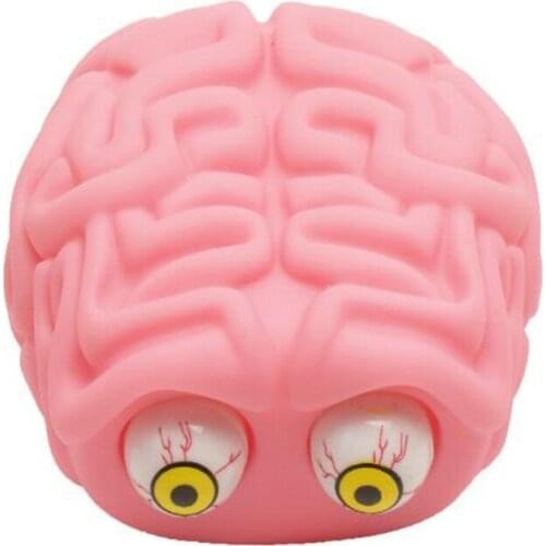 Flippy Brain Squishy Eye Popping Squeeze Fidget Toys Cool Stuff Prank Gadgets Stress Relief Sensory ADHD Autism Gags Toy