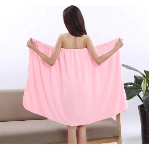Microfiber Bathrobe Woman Shower Female Soft Bath Towel for Adults for Home Textiles Bath and Sauna Towels Bathroom Quick Drying