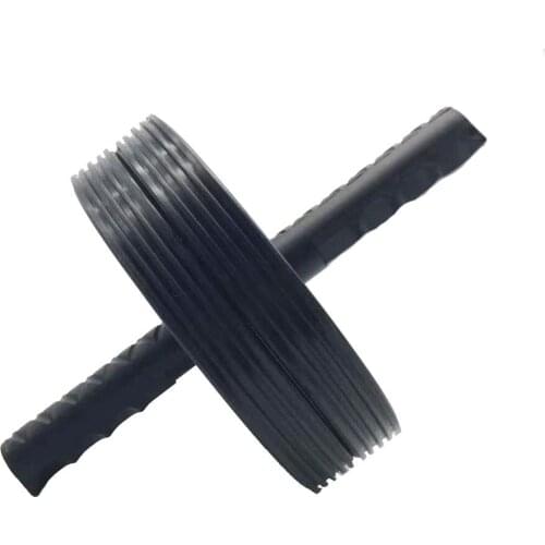 Yoga wheel smooth non-removable ab wheel roller with ab mat