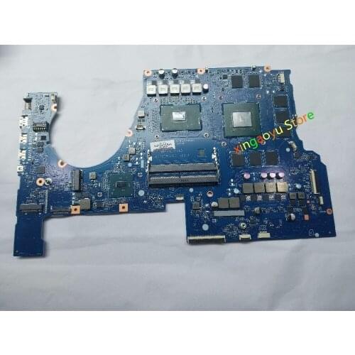 FOR HP 17T-W 17-W Laptop Motherboard w/ I7-7700HQ CPU AND 1060M 4G 916664-601 DAG38DMBCC0 N17E-G2-A1 Non-Integrated Motherboard