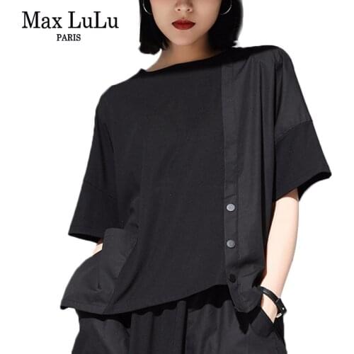 Max LuLu Women's Cropped T-shirts