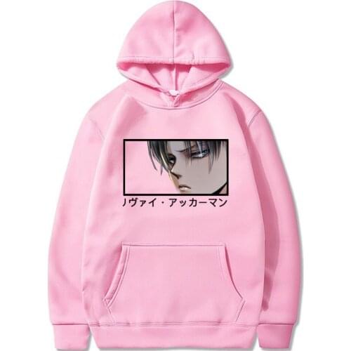 Cool Men Ackerman Attack On Titan Japan Anime Hoodies Fashion Cartoon Harajuku Casual Oversize Itself Hooded Sweatshirt Women