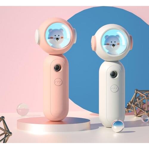 30ml Mini Nano Face Spray Steamer Portable USB Cute Bear Humidifier Deep Hydrating Cold Facial Nebulizer Beauty Skin Care Tools