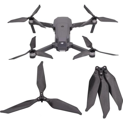 8331 Carbon Fiber Propeller for DJI Mavic Pro Platinum 3-Blade Folding Props Low Noise Blade Noise Reduction Wing Durable Fan