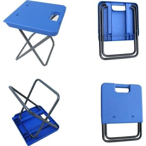Folding fishing chair metal and plastic folding stools outdoor portable small stool fishing stool
