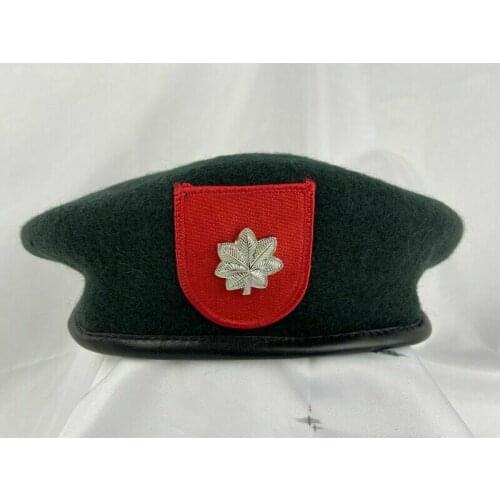 Tomwang2012 US Army 7th Special Forces Group Green Beret Lieutenant Colonel Military Hat
