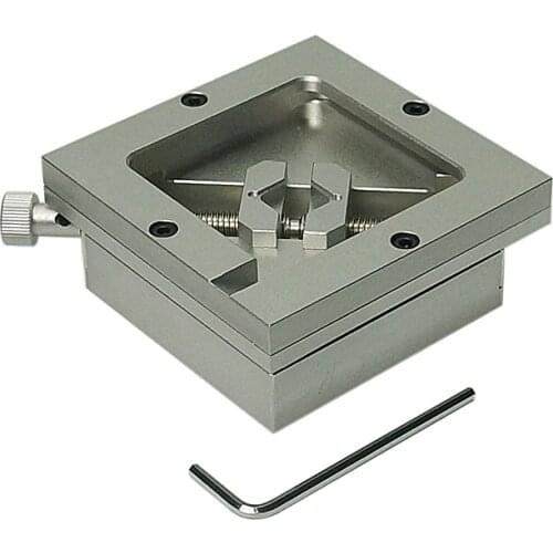 90MM Silver BGA Reballing Station Stencils Template Holder Foxture Jig For PCB Chip Soldering Rework Repair