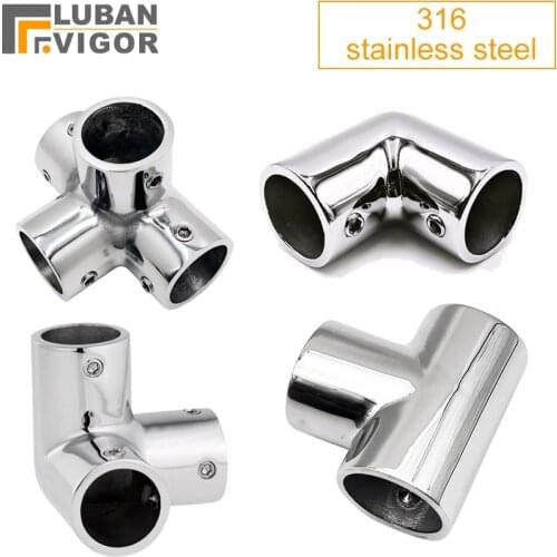 316 Stainless steel tube/pipe connectors, Super anti-corrosion, can be used in ships, yachts, and humid
