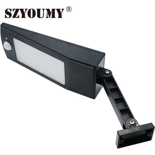 SZYOUMY 48 led Solar light Outdoor Waterproof 900lm 4 Mode Motion sensor Rotable Solar lamp for Wall garden Yard
