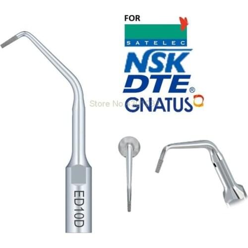 2pcs ED10D Ultrasonic Scaler Scaling Tips fit SATELEC NSK GNATUS DTE HU-FREIDY Handpiece Tip Dental Tools
