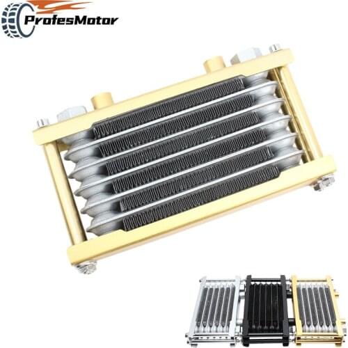 Motorcycle Universal Engine Oil Cooler Radiator for Motorcycle Dirt Bike ATV Motorbike Cooler Scooter Go Cart Modified parts
