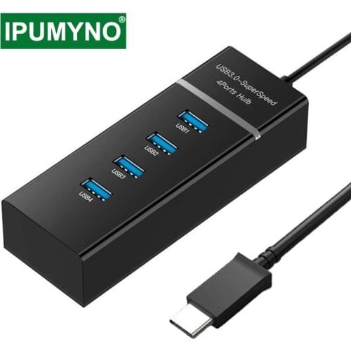 USB 3.0 HUB Multi 3.1 Type C USB 4 Port For MacBook Air Pro Computer PC Laptop Accessories Usb 3 Hub OTG Adapter Splitter