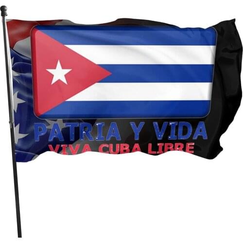Cuba Libre Flags 3x5 Colorfast Uv Resistant 100% Polyester Durable Outdoors Flag