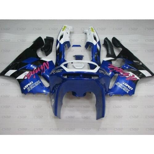 Zx6r 1994 - 1997 Full Body Kits Zx6r 96 97 Fairing Kits Zx6r 1997 Blue Black Black Fairings