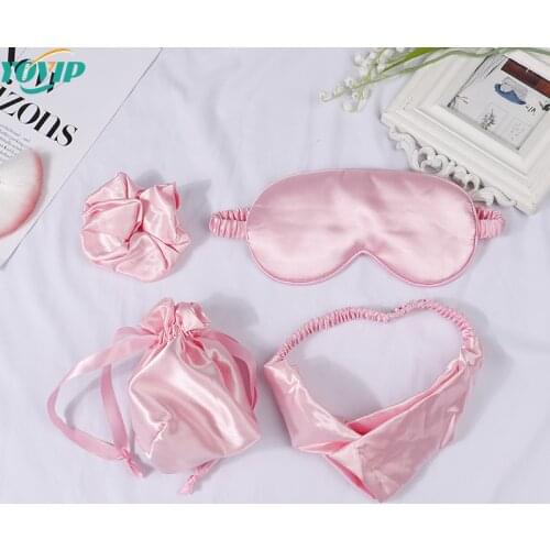 Imitated Silk Double-Side Shading EyeShade Sleeping Eye Mask Cover Eyepatch Blindfolds Eyeshade Health Sleep Shield Light