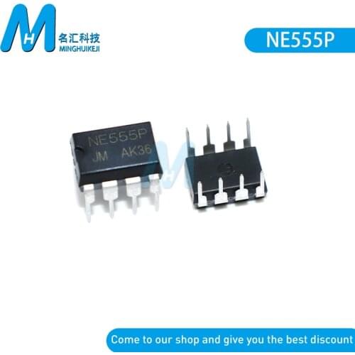 10PCS NE555 NE555P DIP8 NE555N DIP 555 Timers DIP-8 New and original IC Chipset