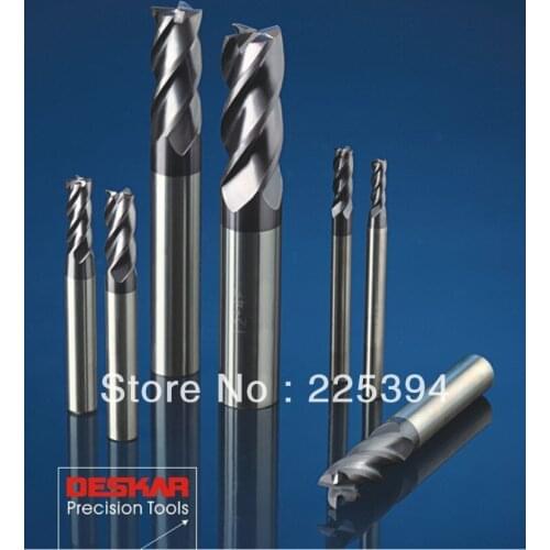 2F-8*8*20*60,HRC60,carbide end mills , Carbide Square Flatted End Mill ,2 flutes,coating:AlTiN