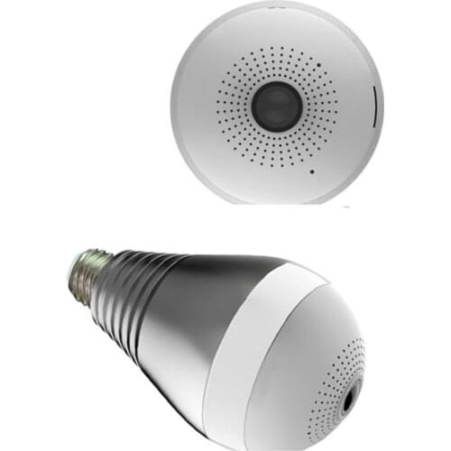 3.0MP V380 app Wifi IP camera 360degree Light cctv P2P wifi camera lamp Surveillance 1080P baby monitor LED bulb camera