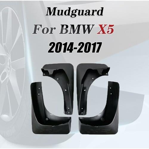 4 PCS Front Rear Car Mudflaps for BMW X5 F15 2014~2017 Fender Mud Guard Flap Splash Flaps Mudguards Accessories 2015 2016