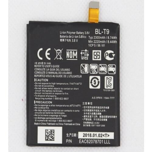 ISUNOO 2300mAh BL-T9 Battery For LG Google Nexus 5 D820/D821 BL T9 Li-ion Battery 3.8V With Repair Tools