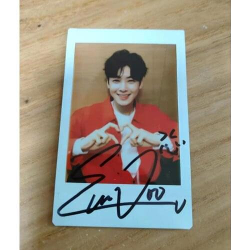 Hand signed Cha EunWoo autographed polaroid autographs 3 inches K-POP 032021