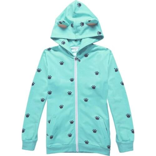 Brdwn Lovelive! Unisex Hoshizora Rin Cat Claws Ears Cosplay Costume Casual Hoodies Hooded Coat