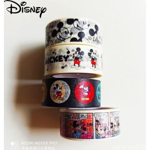 Disney foreign trade tail list Mickey Frozen Princess childrens cartoon and paper tape 1.5*5 meters hand account diary sticker
