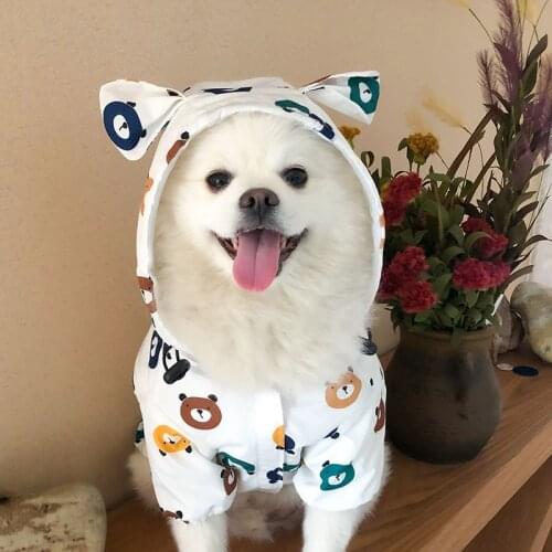 Small Medium Pet Dog Raincoat Welsh Corgi Clothes Waterproof Clothing For Dog Rain Jacket Poodle Samoyed Corgi Poodle Raincoat