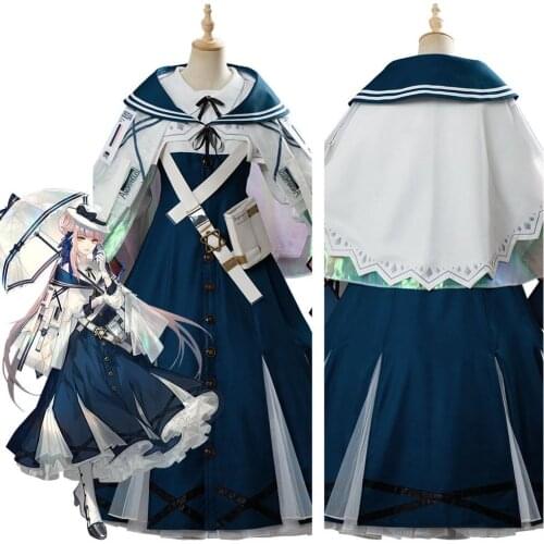Game Arknights Cosplay Ceylon Costume Dress Full Set Women Girls Halloween Carnival Costumes