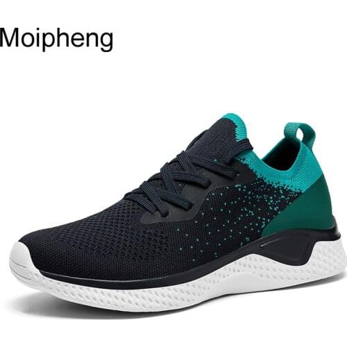 Moipheng Fashion Women Lightweight Sneakers Running Shoes Outdoor Shoes Breathable Mesh Comfort Lace Up Zapatos Para Mujer 2021