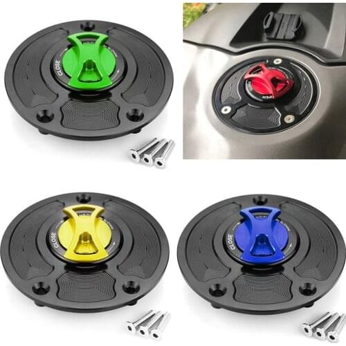 For KAWASAKI Z650 Z750 Z800 Z900 Z1000 ER400 ER-4N ZX1000S/SX Motorcycle CNC Fuel Tank Cap Gas Oil Tank Cover Petrol Cover