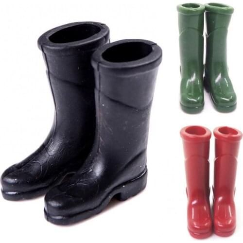 1/12 Dollhouse Mini Cute Rain Boots Shoes Model Toy Micro Landscape Decoration DollHouse Toy Craft DIY Embellishment Accessories