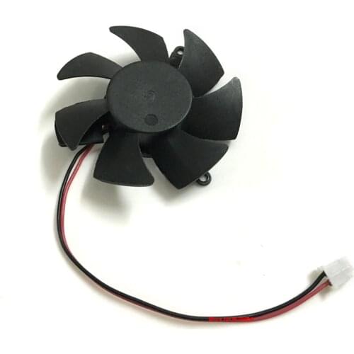 Diameter 45mm 2pin Computer VGA cooler fans Graphics card Fan For nVIDIA Geforce ZOTAC GT620 2G DDR3 PCI-E Video Card Cooling