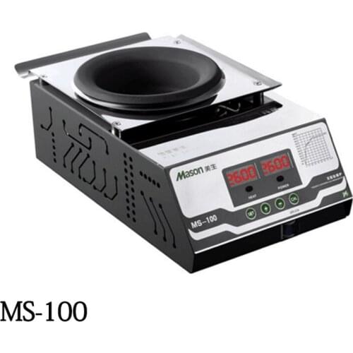 MS-100 Lead-free Titanium Alloy solder pot Digital display 500w melt tin 2KG temperature adjustable Melting tin furnace 110/220V