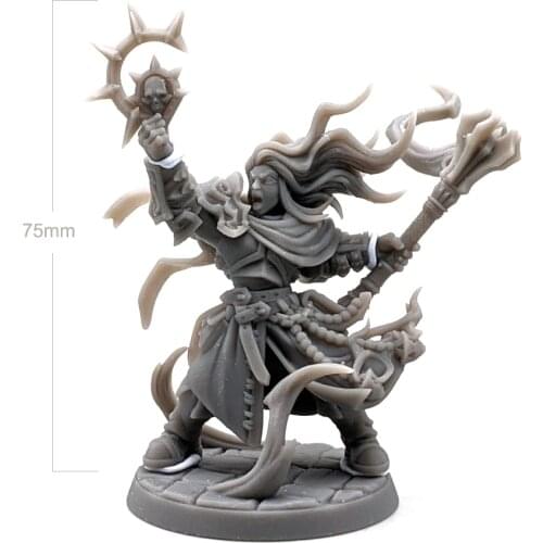 75mm Resin Model Kits Master Female Figure Unpainted No Color RW-315