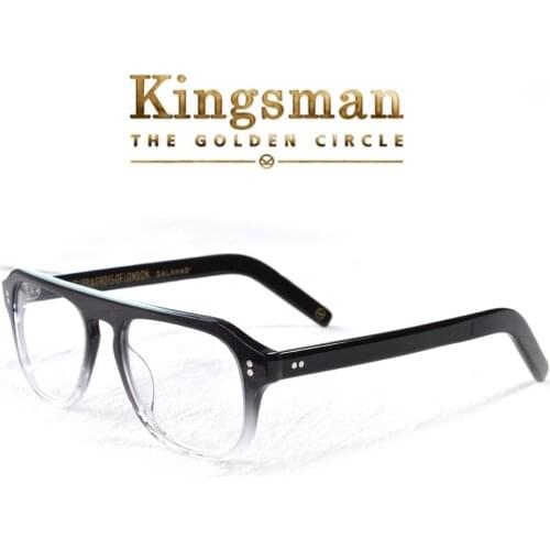 Kingsman2 The Golden Circle Optical Glasses For Man Acetate Frame Glasses Eyewear