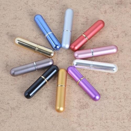 5ml Portable Mini Refillable Perfume Scent Atomizer Bottle Empty Spray Bottle Travel Parfum Cosmetic Container Dispenser